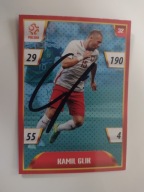 Karta panini autograf Polska Kamil Glik PZPN