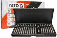YATO ZESTAW KLUCZY BITÓW KOŃCÓWEK KOŃCÓWKI WKRĘTAKOWE TORX IMBUS HEX 40 ELE