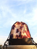 Plecak worek damski LA Los Angeles palmy NOWY