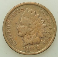 USA - 1 cent 1896 - Indian Head #4