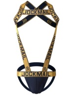 Męska jednoczęściowa bielizna jockstrap harness JOCKMAIL L