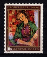 Węgry / 3000 ( Malarstwo - 91. rocznica urodzin Beli Czobela ) 1974 r.