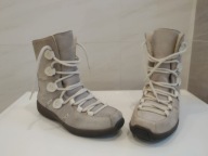 Skórzane sznurowane kozaki Janet D. Deichmann 36