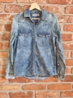 jeansowa koszula * PULL&BEAR