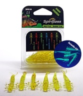 Robak UV - 50 mm- przynęta na okonie, pstrągi- extra soft - SpinBass