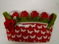 KOSZ KOSZYK FILCOWY ozdobny