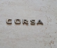 Emblemat logo napis na klape Corsa D Opel Corsa E F