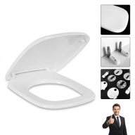 DESKA SEDESOWA KOŁO NOVA PRO WOLNOOPADAJĄCA WYPINANA ANTYBAKTERIA DUROPLAST