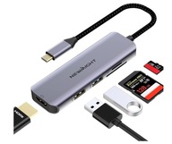 Adapter Hub Newmight USB-C 5 w 1