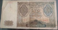 100 zł. 1941 seria A stan -IV Generalna Gubernia