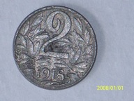 2 halerze Austro-Węgry 1918 r. !! bcm