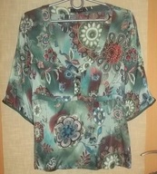 BLUZKA 100% silk - jedwab 40