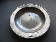 POLSKA MARYNARKA WOJENNA LWP METALOWY głęboki TALERZ sygn. : SHL - 1957 - 1