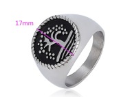 STAL SZLACHETNA 316L SYGNET OBRACZKA DRZEWKO R.17