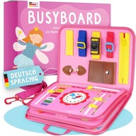 Tablica aktywności Zabawka edukacyjna dla dzieci Napisy w j. niemieckim
