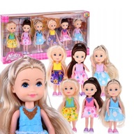 PREZENT NA ŚWIĘTA Lalki do zabawy 6SZT! Zestaw do zabawy MINI CUTE MEGA HIT