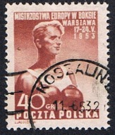 1953 Polska fi 664 - Mistrzostwa Europy w Boksie