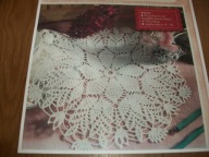 Obrus serwetka szydełkowy rękodzieło szykowne misterne cacko śr48