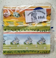 Serwetki papierowe motyw wielkanocny ZAJĄCZKI I PISANKI 6 szt. dla WOŚP