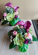 Komplet nagrobny(STROIK,BUKIET) z kaliami