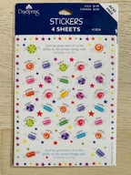 Naklejki motywacyjne angielski cukierki 30x4 Reward stickers 4 sheets