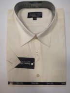 KOSZULA MĘSKA JASNY BEŻ KROTKI RĘKAW BOSTON PUBLIC 44/45 nr 677B