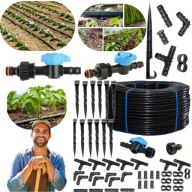 WĄŻ NAWADNIACZ 16MM KROPLUJĄCA 100M SYSTEM DO NAWADNIANIA KROPELKOWEGO+ELEM