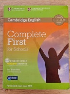 książka Complete First for Schools Student's Book without answers + CD, B2