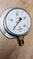 Manometr EN 837-1 maxxtec 0-40 bar. fi100mm G 1/2" NIERDZEWNY kwasoodporny