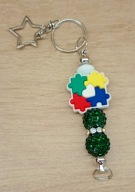 Brelok Autyzm Puzzel Spektrum zawieszka 6423 Oliwia Kurowska, Kuba Kurowski