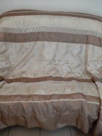 ŚLICZNA ANGIELSKA KAPA NARZUTA NA ŁÓŻKO KANAPĘ GLAMOUR ZŁOTA