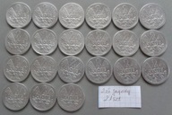 2 złote z 1958 do 1974 roku , 21 sztuk , JAGODY , LOT INWESTYCYJNY