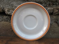 Porcelanowy Spodek/Podstawka pod Filiżankę _LUBIANA PRL