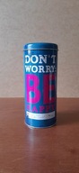 Metalowa puszka na herbatę Don't Worry Be Happy