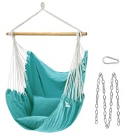 KRZESŁO WISZĄCE BOHO HUŚTAWKA fotel hamak 150kg poduszki