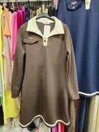 Sukienka czekolada masełko, r. Uni Italy !!!