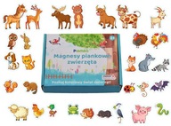 Magnesy piankowe Piambo zwierzęta 30 szt.