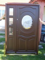 DRZWI ZEWNĘTRZNE DREWNIANE DWUSKRZYDŁOWE Dz51