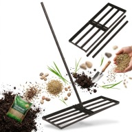 Niwelator terenu ręczny Równiarka Terenu Trawnika 120x30