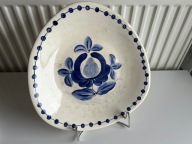 Patera WŁOCŁAWEK zestaw do ciasta fajans PRL rzadka