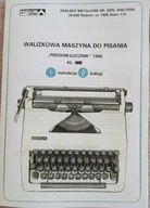 INSTRUKCJA MASZYNY DO PISANIA