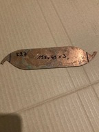 Miedź 3mm formatka miedziana kęs blacha płaskownik