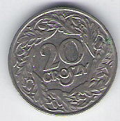 Rp 20 gr.1923    