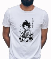 Koszulka męska bawełniana z nadrukiem anime One Piece Luffy