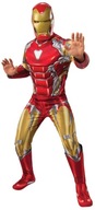 HIT MARVEL IRON MAN DELUXE mięśnie 3D Strój Kostium Przebranie IRONMANA M L