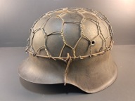 Hełm niemiecki M42 – Half-basket Chicken Wire – Kamuflaż