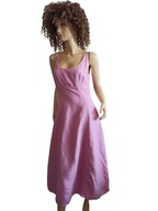 RESERVED SUKIENKA z lnem z kieszeniami 34/36 nowa