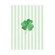Plakat „Lucky Clover” – Minimalistyczny Plakat Botaniczny