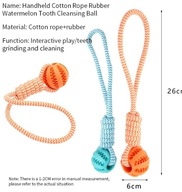 Interaktywna zabawka dla psa z linką i piłką karmnik