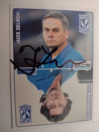 Karta klubowa Lech Poznań autograf Jacek Zieliński sezon 2010/11